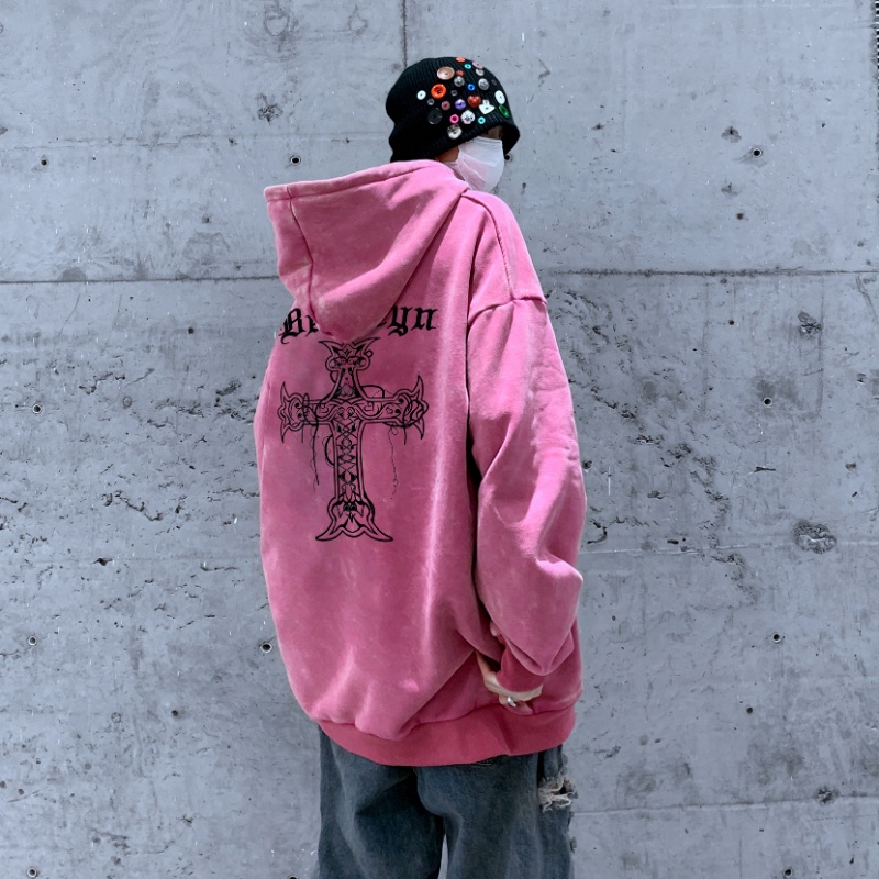 Ifnicefuture Mới Bán Chạy Áo hoodie Tay Dài Dáng Rộng In Họa Tiết retro Đơn Giản Thời Trang Thường Ngày Dành Cho Nam