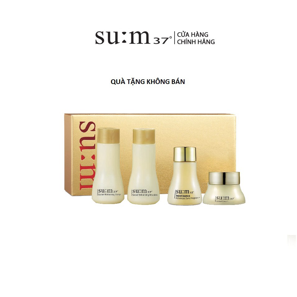 [Mã COSLGBASE1 giảm 12% đơn 599K] [Deal Trải Nghiệm] Bộ ngăn ngừa lão hóa cải thiện da Su:m37 Secret Set 4 món Gimmick | BigBuy360 - bigbuy360.vn