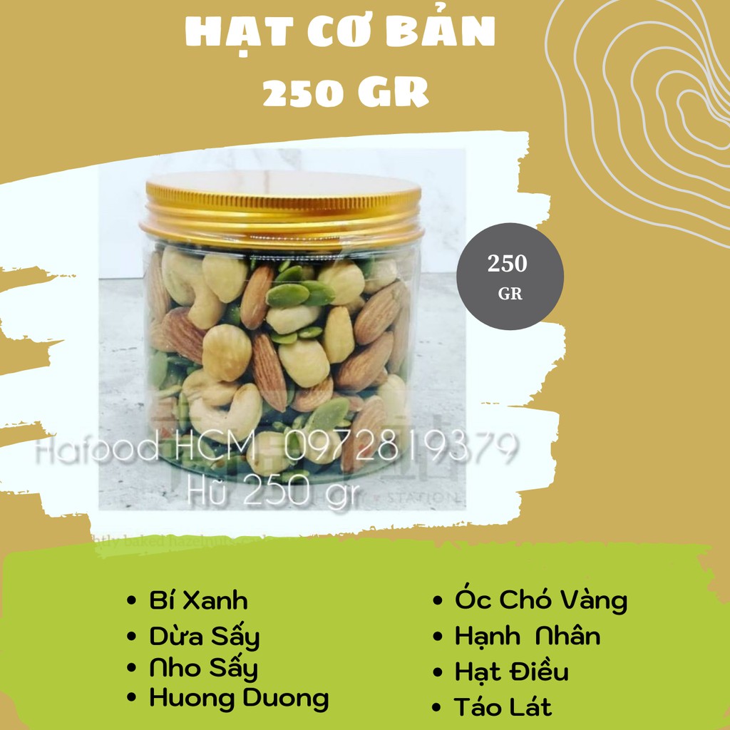 Hạt dinh dưỡng giảm cân 8 loại hạt hafood, hạt mix nuts ngũ cốc cho bà bầu