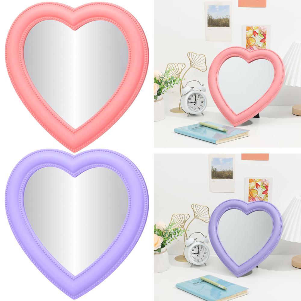 Gương Trang Điểm Trái Tim Dễ Thương Dùng Làm Quà Tặng Cho Bạn Gái