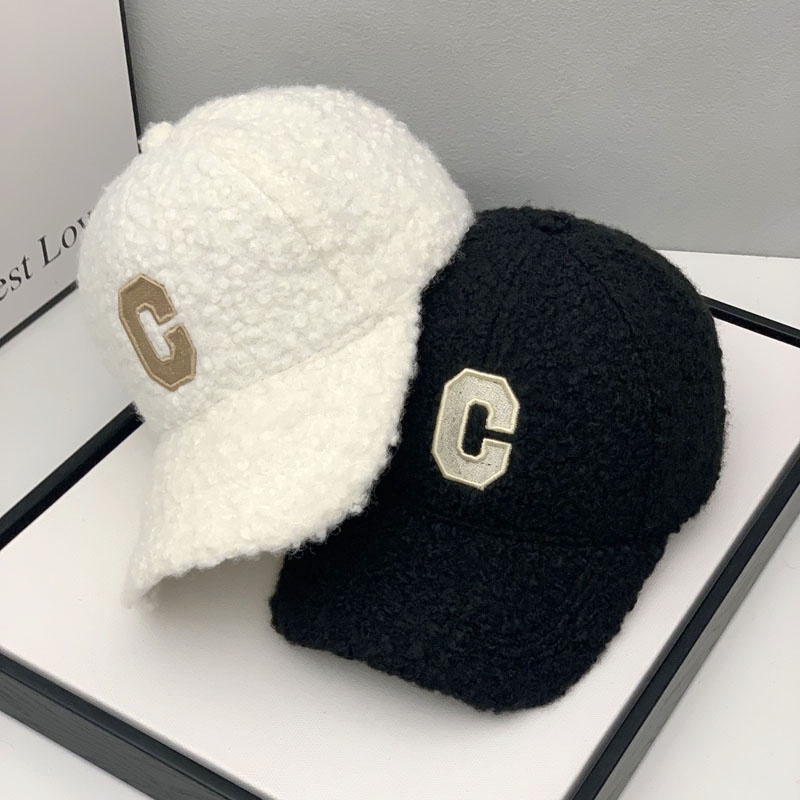 Mũ Lưỡi Trai In Chữ C Phong Cách Hàn Quốc Thời Trang Thu Đông Cho Cặp Đôi