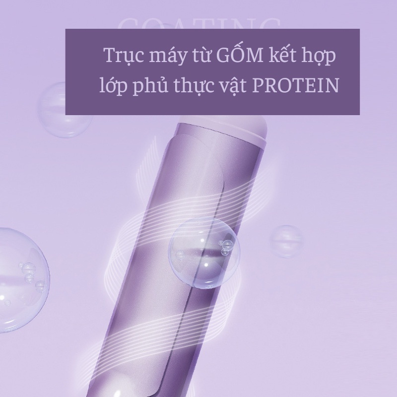 Máy uốn trục phủ PROTEIN cung cấp ION bảo vệ tóc size 40mm
