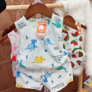 Bộ balô cotton giấy cho bé