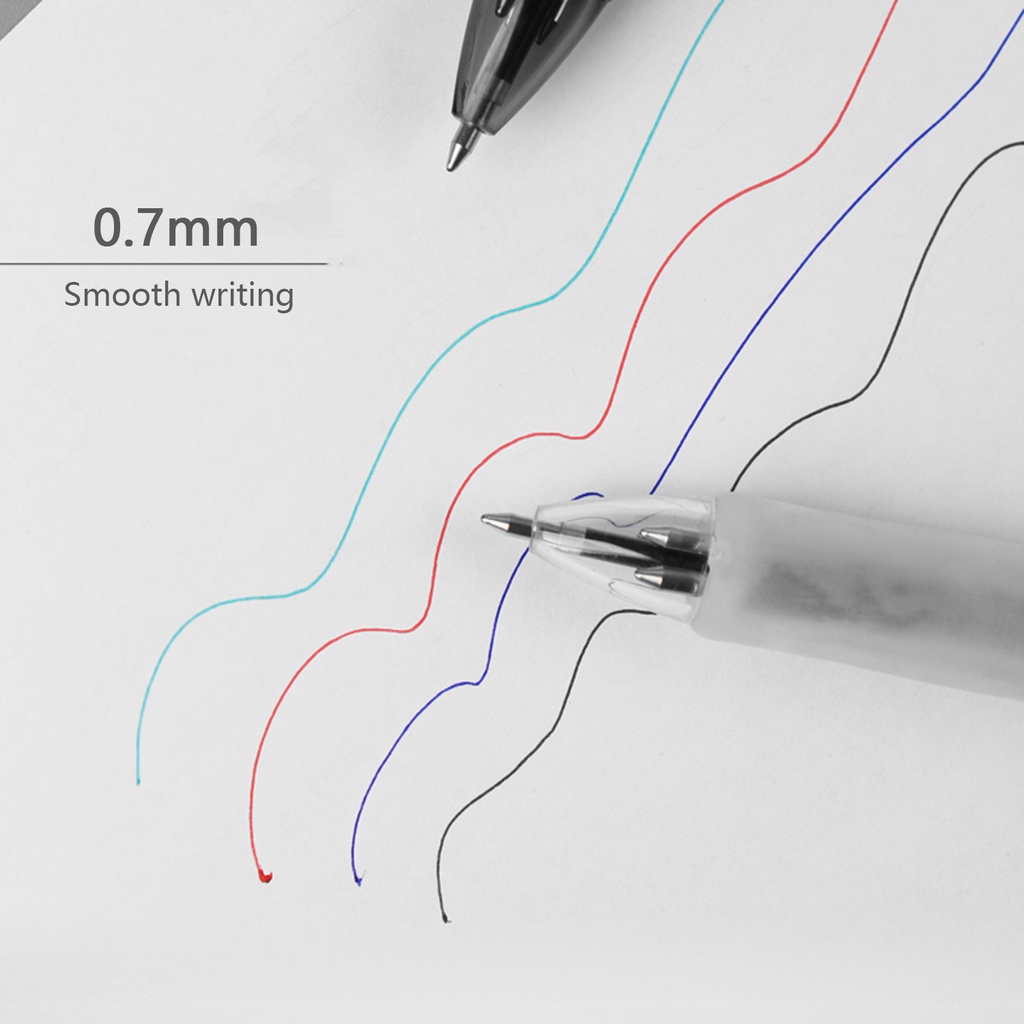 Bút Bi Nhiều Màu 4 Trong 1 Ngòi 0.7mm 4 Màu Tùy Chọn