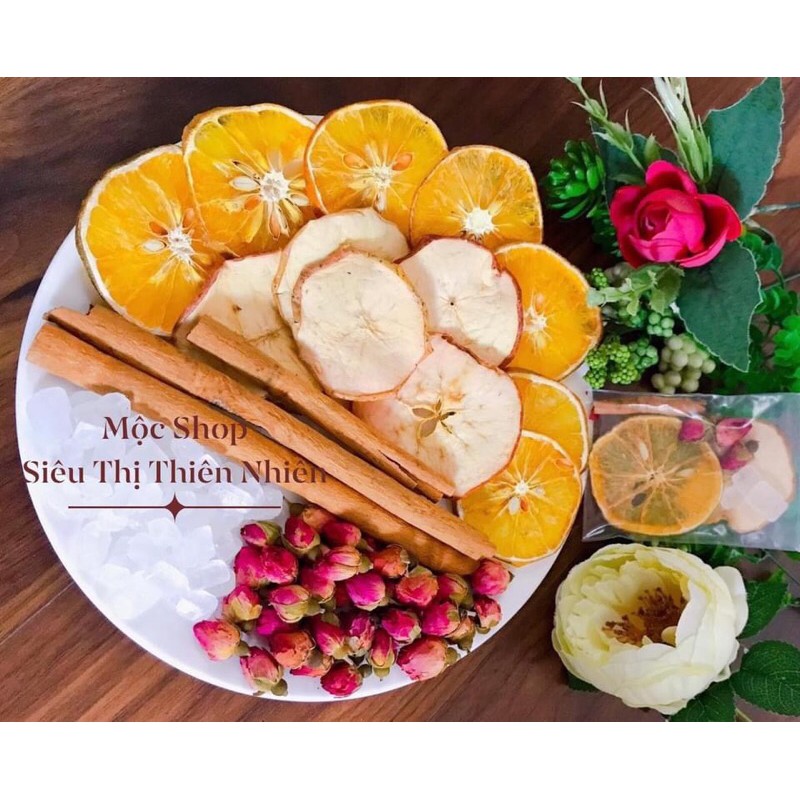 Hồng trà CAM-QUẾ-TÁO XANH- ĐƯỜNG PHÈN