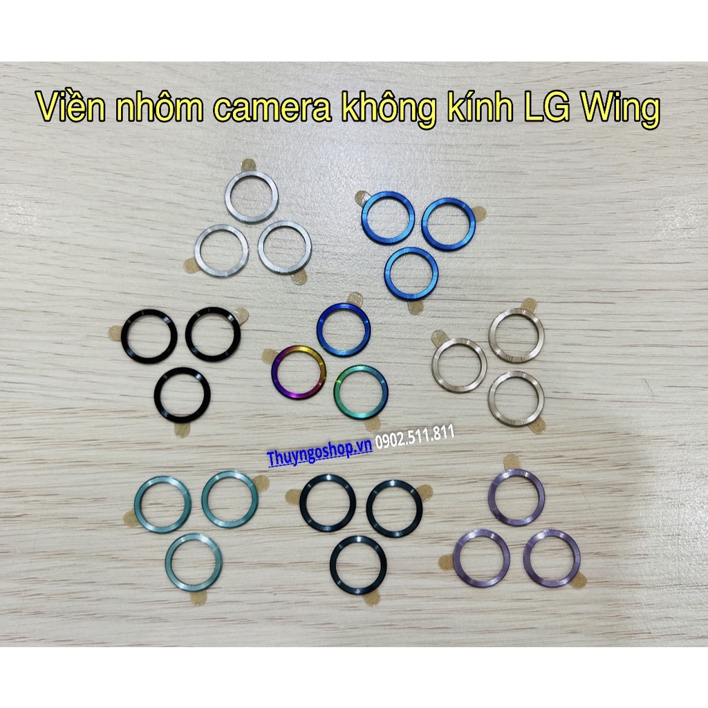 Dán viền camera không kính LG Wing