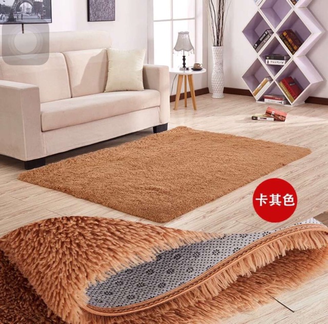 Thảm lông trải sàn kích thước m6*2m 2m*2m2,2m*3m được chọn màu