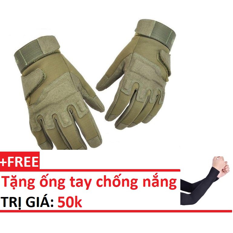 Găng tay dài ngón xe máy đi phượt giá rẻ