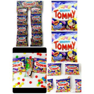Vỉ 2 dây x24 gói kẹo dẻo trái cây Tommy 20gr