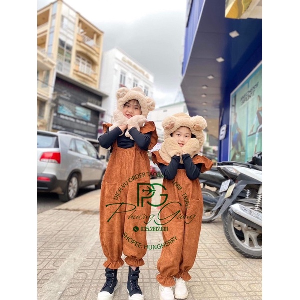 Sét 3 trong 1 mũ - găng tay - khăn