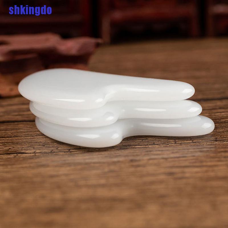 [Hàng mới về] Dụng cụ lăn + tấm cạo massage mặt bằng ngọc bích chống lão hóa chăm sóc da (có bán lẻ)