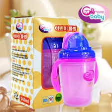 [Kèm Thêm Cốc] Bình Uống Nước Chống Sặc GB Baby 240ml