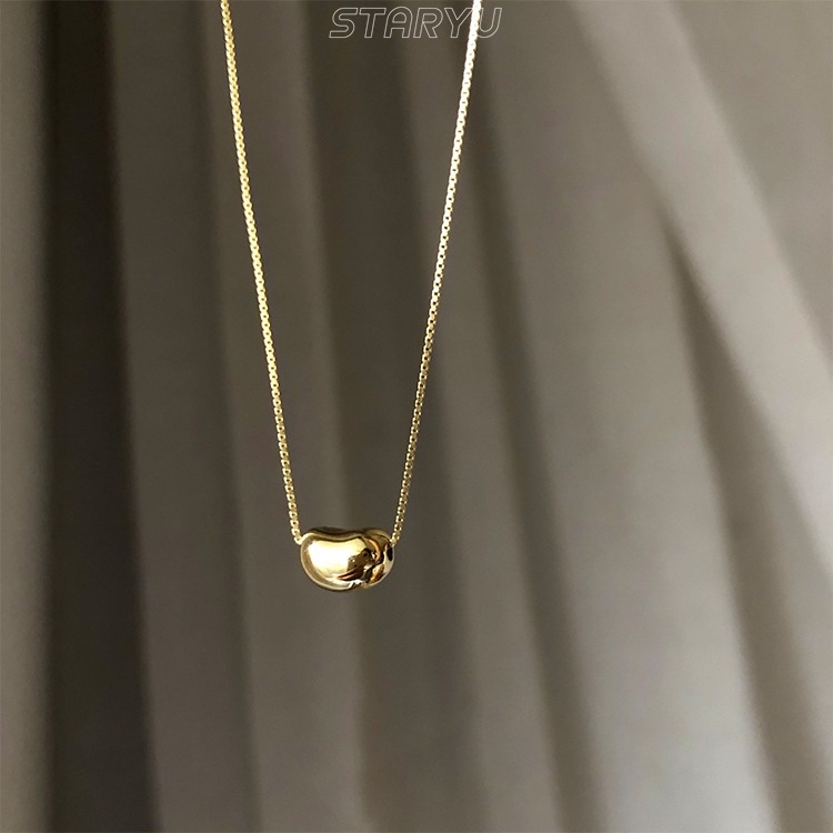 Vòng cổ Bạc 925 Đính Hạt Cườm Xinh Xắn Thời Trang Cho Nữ