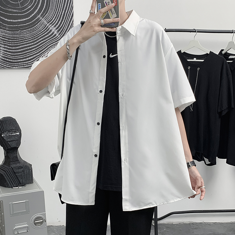 Áo Sơ Mi Ngắn Tay In Họa Tiết Hoạt Hình Thời Trang Dành Cho Nam | BigBuy360 - bigbuy360.vn