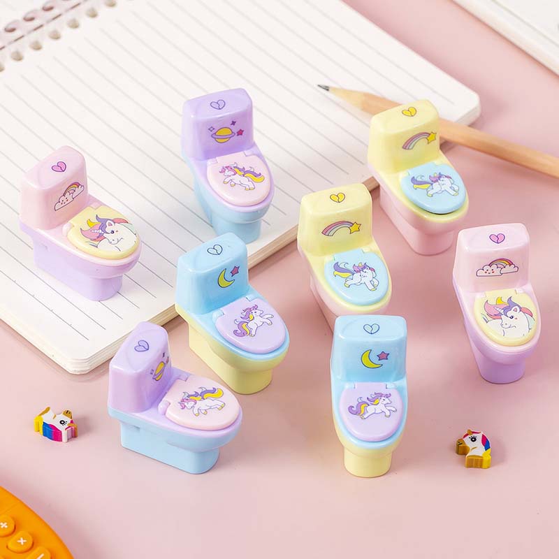 Bộ đồ chuốt bút chì và gôm tẩy đáng yêu cho học sinh