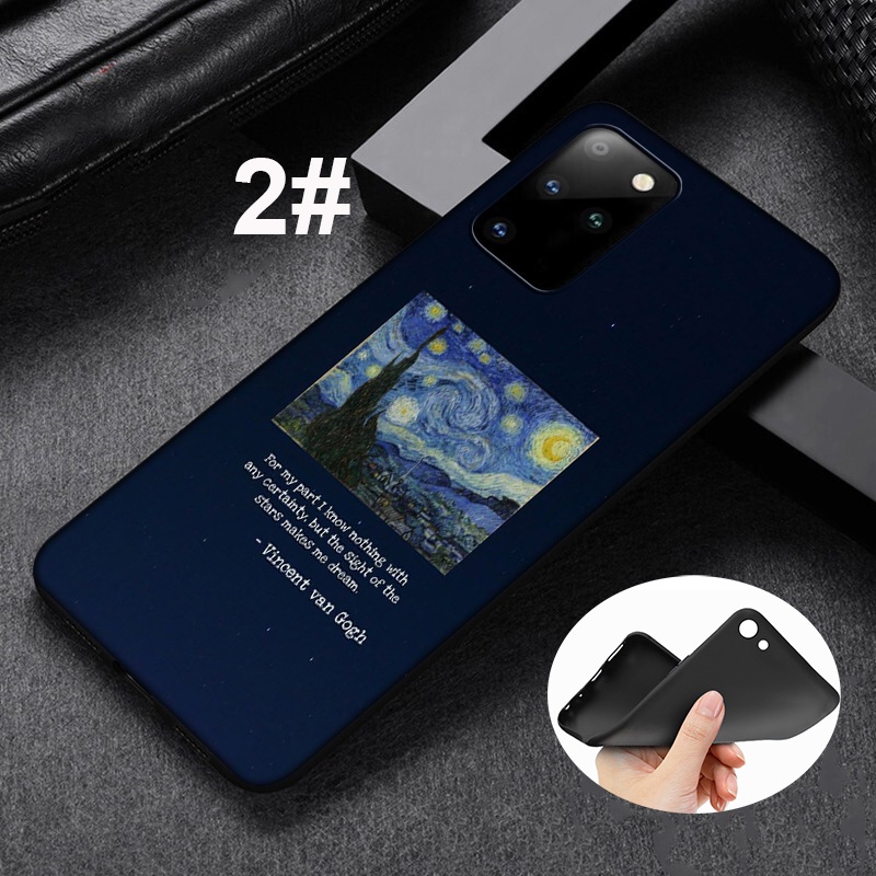 Ốp điện thoại ABLU183 in hình Starry Night của Van Gogh cho Samsung Galaxy M51 M31 A70 A50s A50 A40s A30s A20 A20s A10s