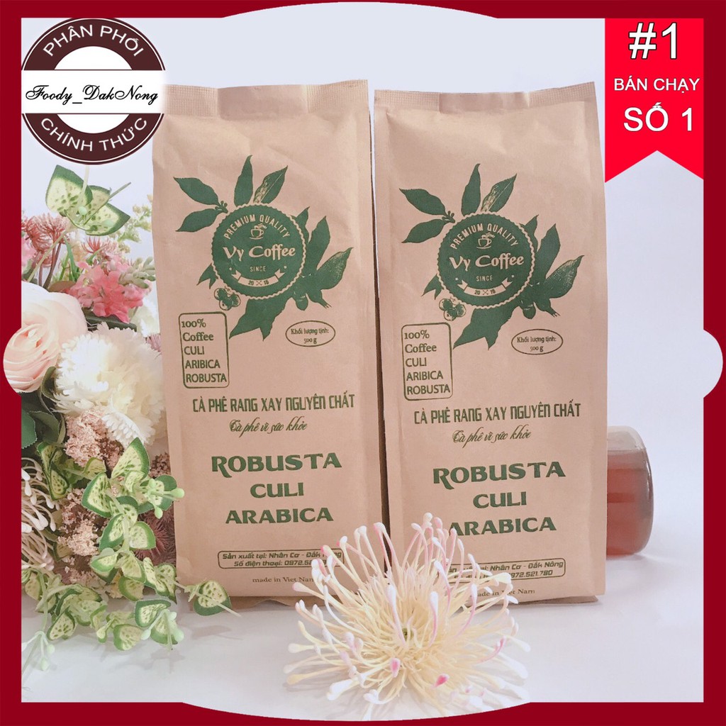 [Mã 77FMCGSALE1 giảm 10% đơn 250K] Cafe Nguyên Chất ⚜️FREESHIP⚜️ Cà Phê Rang Xay Hảo Hạng bịch 500gr ( Nhà Vườn) | BigBuy360 - bigbuy360.vn