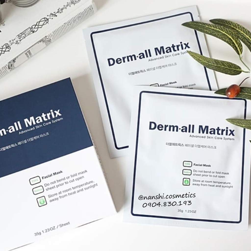 Mặt Nạ Derm-All Matrix-Nâng Cơ, Căng Da Tức Thì