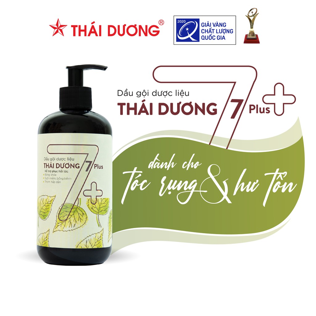 Dầu gội dược liệu Thái Dương 7 plus 100ml - Sao Thái Dương