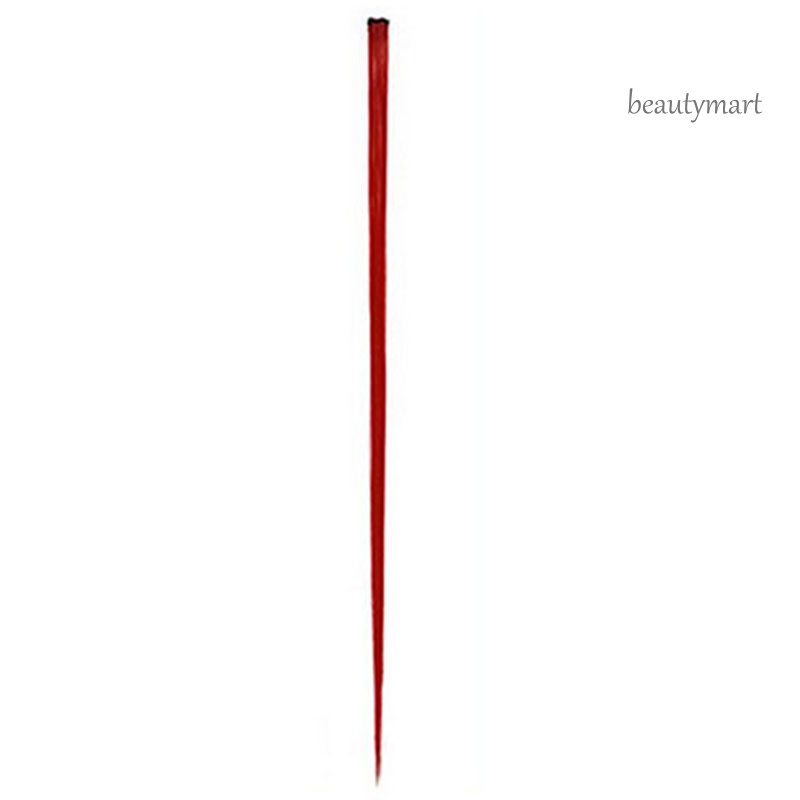 Tóc giả nối dài thẳng nhiều màu sắc bằng sợi tổng hợp cho nữ