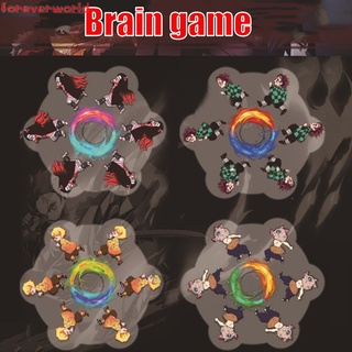 Running Finger Spinner Dynamic Demon Slayer Decompression Fidget Toy Cartoon Anime Sensory Fingertip Gyro for Kids Adult