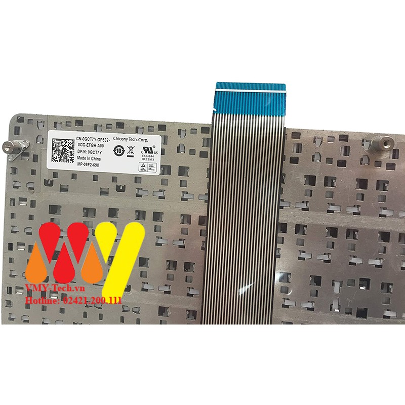 Bàn Phím Laptop Dell Inspiron 11Z 1110 P03T 11Z Mini 1110 0GCT7Y GCT7Y NEW 100%