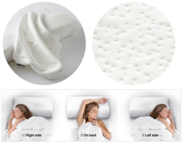 [Mã SKAMA07 giảm 8% tối đa 50K đơn 250K] Gối Lock&amp;Lock Memory foam HLW114