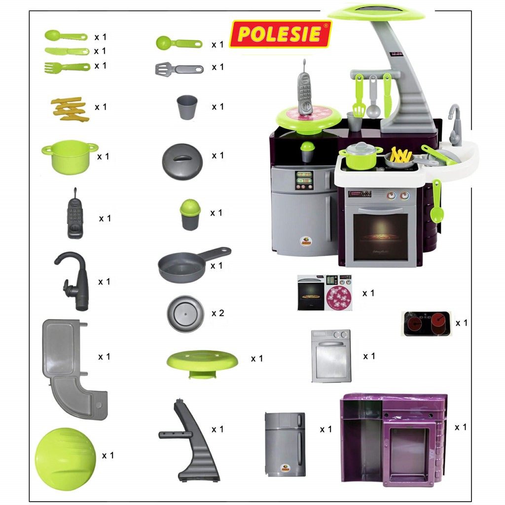 Bộ đồ chơi nhà bếp Laura – Polesie Toys