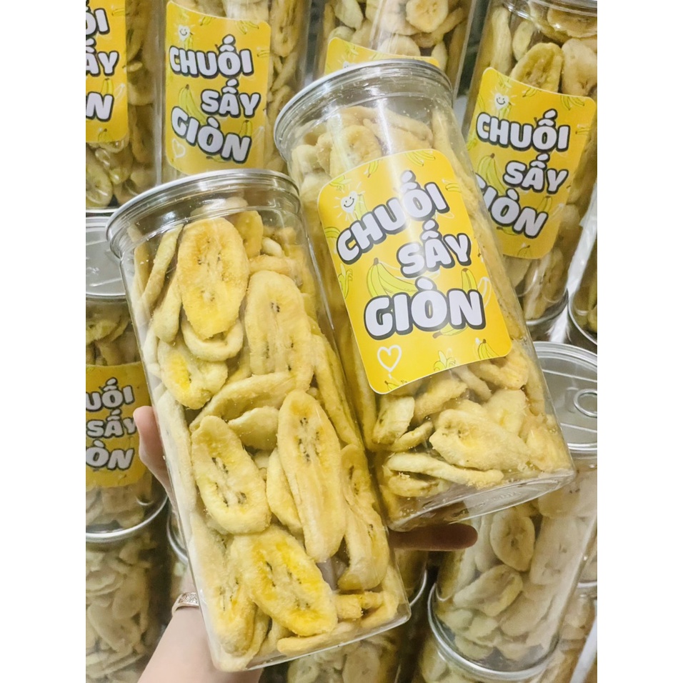 Chuối Sấy Giòn Tự Nhiên (Không Đường)