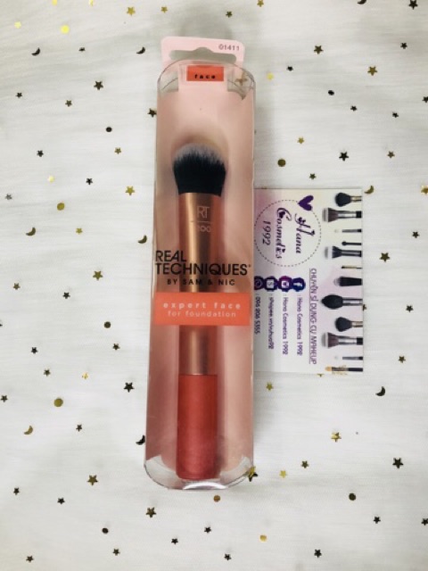 Cọ real teachniques by sam&Nic brush Expert face for foundation RT/200( cọ nền)