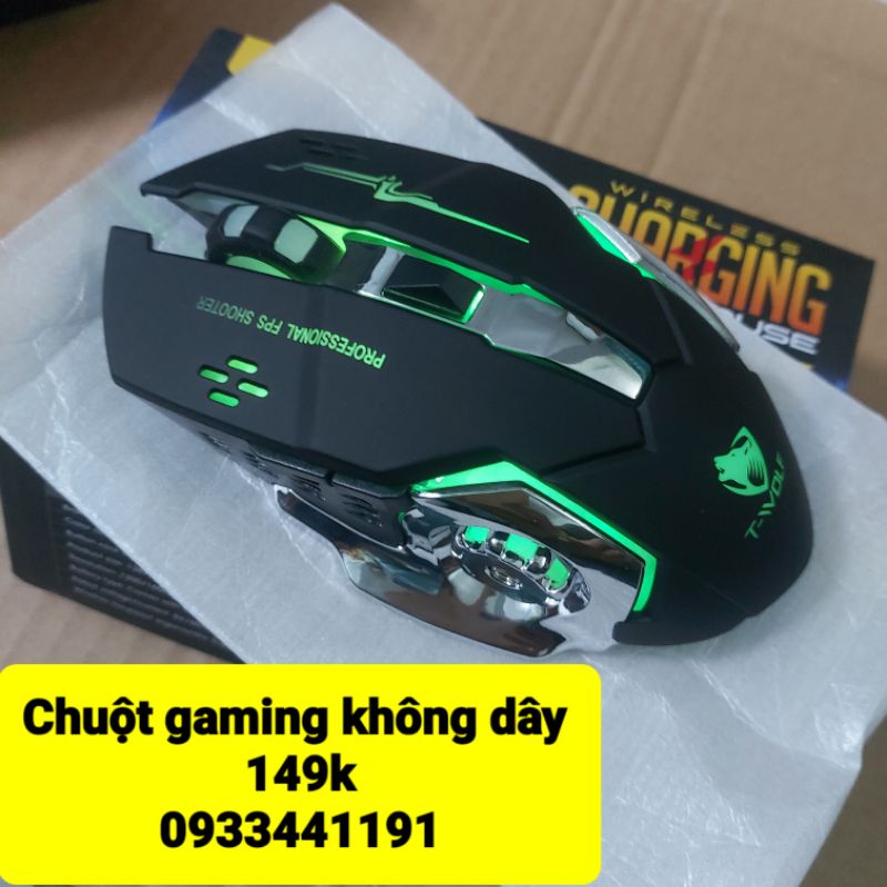 Chuột không dây gaming xịn có led chính hãng Twolf Q13