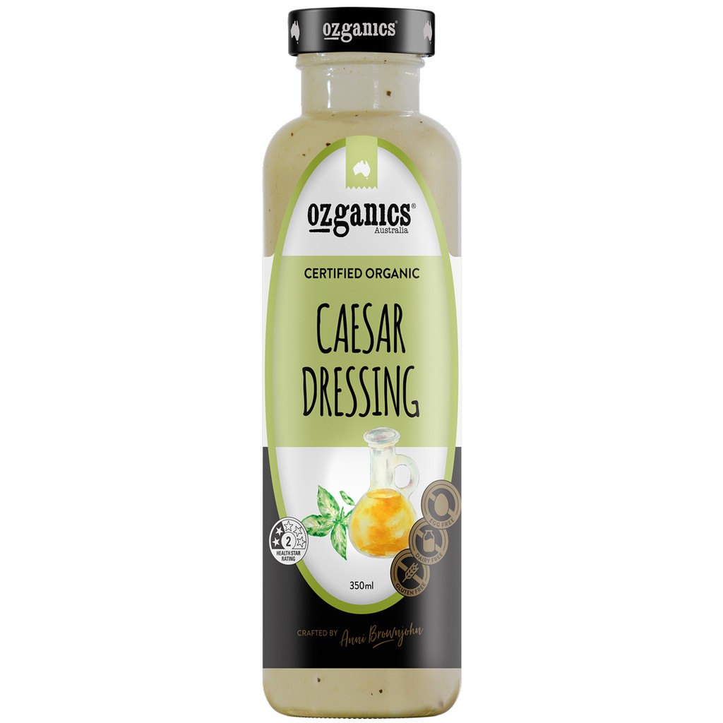 Sốt Salad Hữu Cơ Caesar Ozganics - ORGANIC Caesar Dressing Salad - Chai 350ml