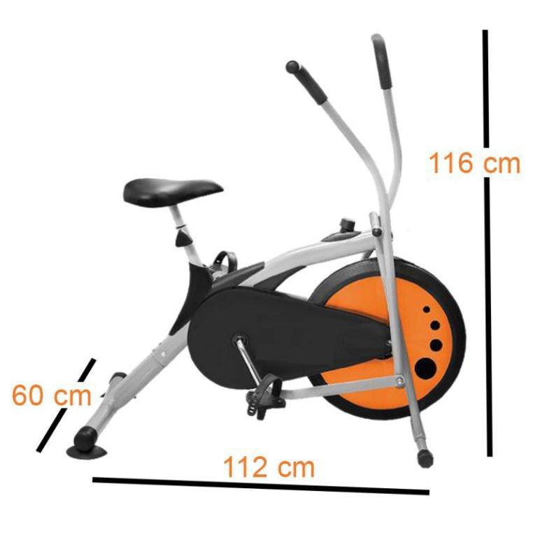 Cato123 Belunglinh  Xe đạp thể dục M77 (màu cam)