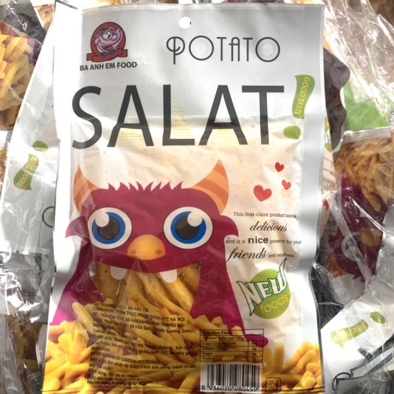 [ICLN9 giảm 5K cho đơn hàng 50k] Snack Potato Salat 10 Gói Ba anh em Food Đồ Ăn Vặt Ngon Giá Rẻ