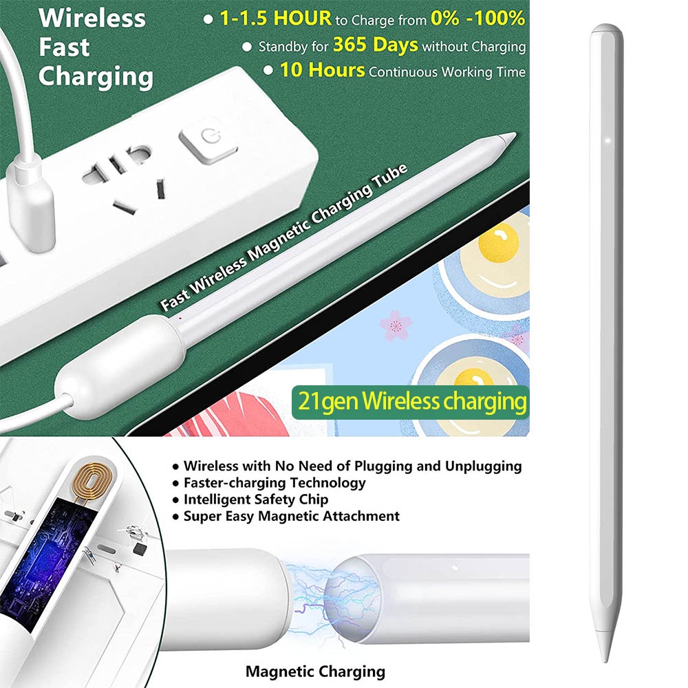 Bút Cảm Ứng Stylus 21gen Kèm Sạc Không Dây