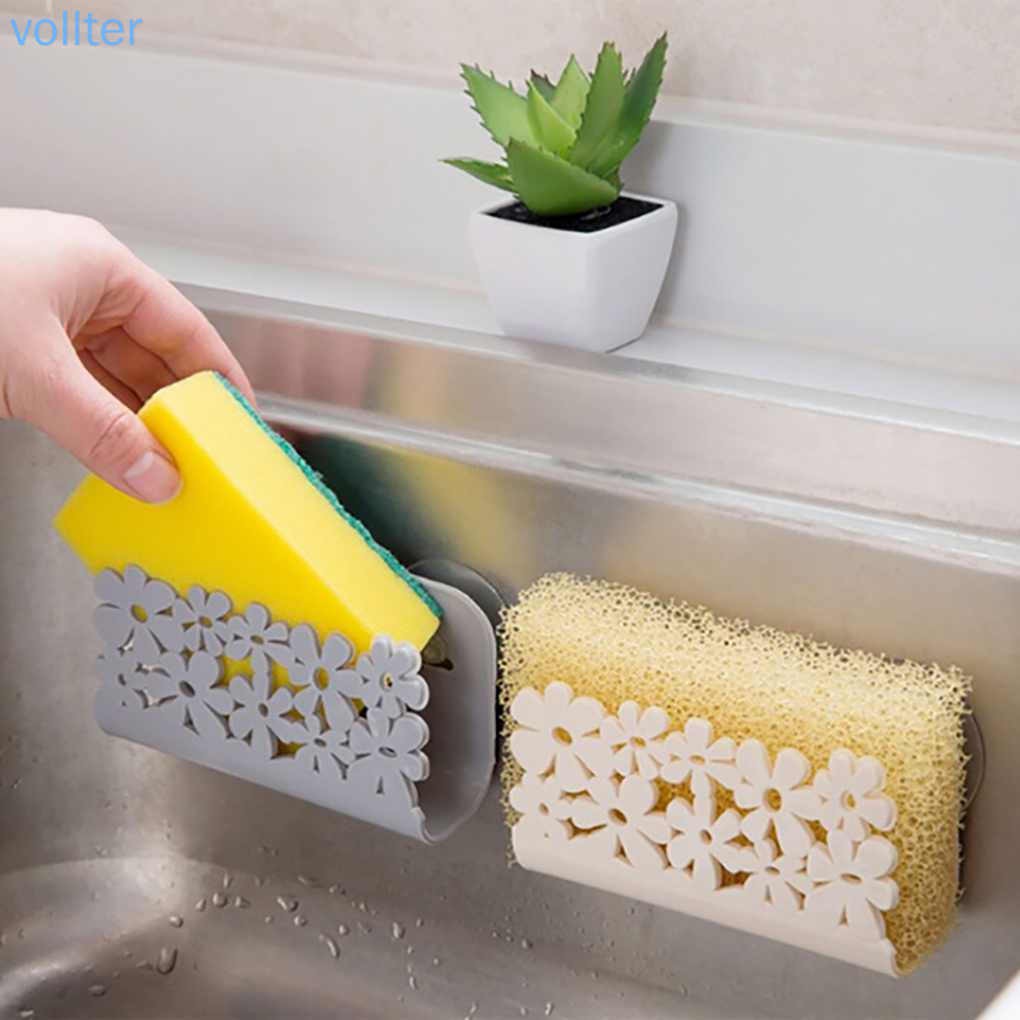 Giá để miếng rửa chén hút tường thiết kế cho nhà bếp và nhà tắm