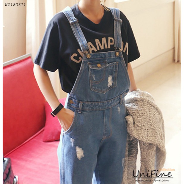 Yếm quần nữ dài big size cho nguoi hon 60kg 70kg 80kg 90kg - KZ180311 | BigBuy360 - bigbuy360.vn