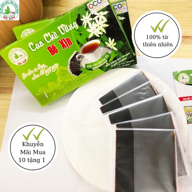 Cao chè vằng Bé Xịn Lợi Sữa Giảm Cân Loại 1 kg Hàng Loại 1̣̣ -47 miếng