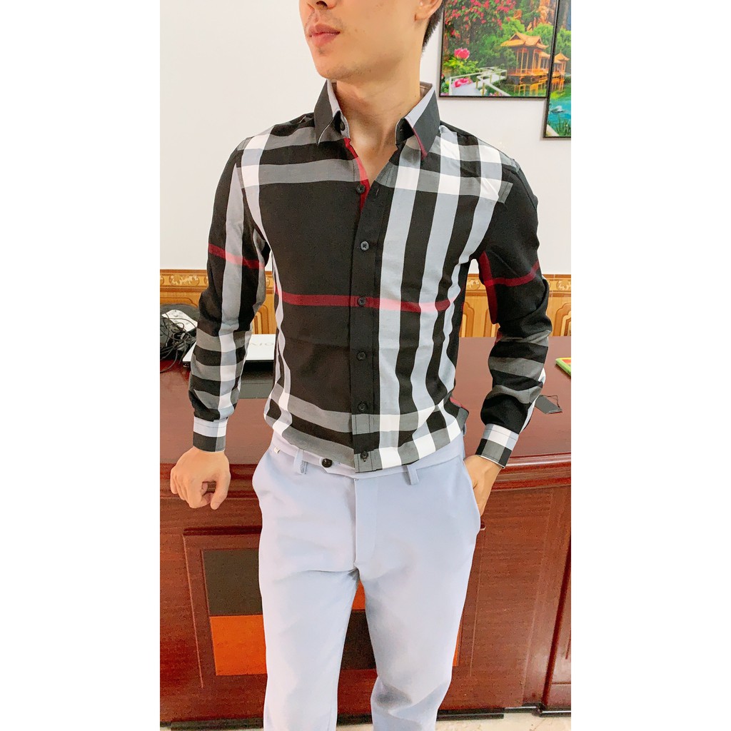 Áo Sơ Mi Nam Kẻ BBR Cao Cấp - ARU SHOP | BigBuy360 - bigbuy360.vn