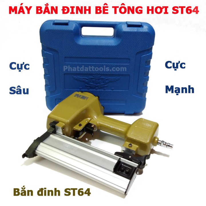 Máy bắn đinh bêtông ST64 dùng hơi-Máy cực khỏe,tốc độ bắn nhanh