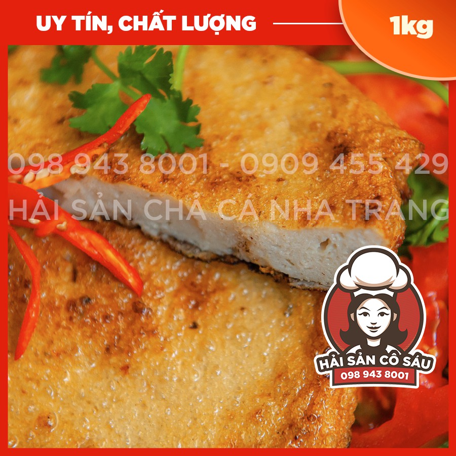 [1kg] Chả cá Chiên Nha Trang hàng chính gốc, thơm ngọt, ăn kèm hoặc nấu bún rất ngon, bảo quản ăn trong 3 tháng