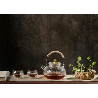 Bộ ấm chén thuỷ tinh 800ml