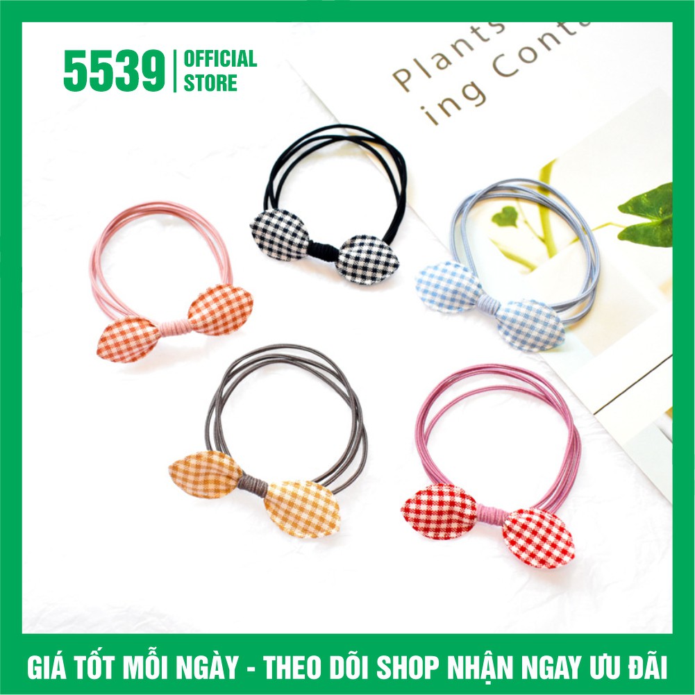 Dây cột tóc hàn quốc hình nơ dễ thương nhiều màu thích hợp mọi lứa tuổi - Shop 5539