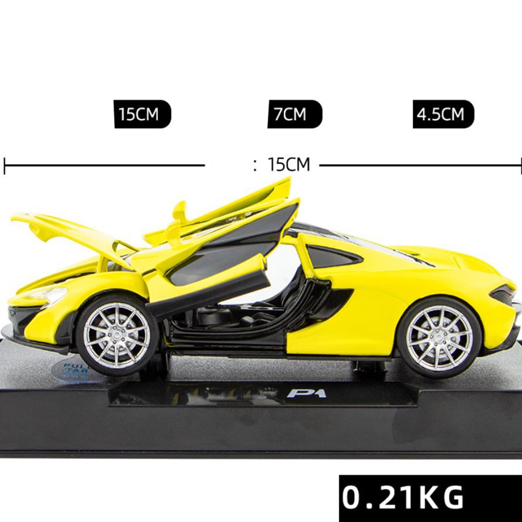Mô hình siêu xe kim loại McLaren P1 tỷ lệ 1:32