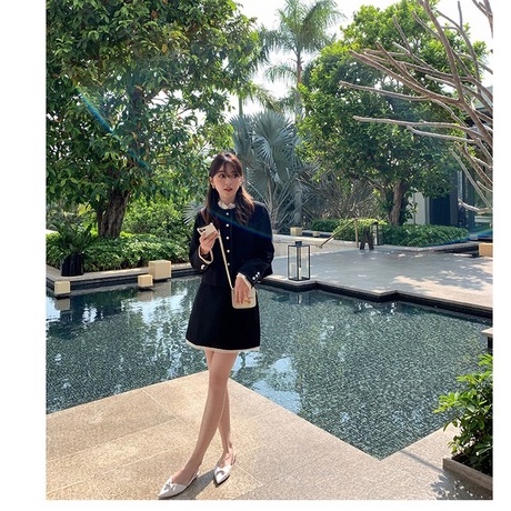 Giày búp bê sandal đế bằng mũi nhọn sang trọng, nữ tính