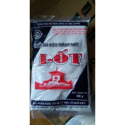 Muối iod thành phát 400g