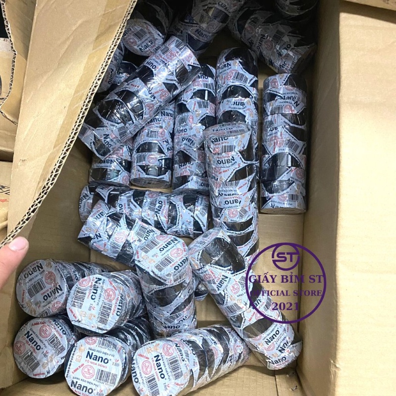 10 cuộn Băng Dính Điện NANO Tô Nga Dũng Siêu Dai hàng chuẩn