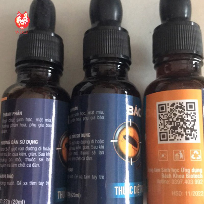 [LỌ TO 20ML] Thuốc diệt kiến, diệt gián tận gốc Bách khoa Bio Tech sinh học an toàn, diệt kiến hiệu quả nhanh