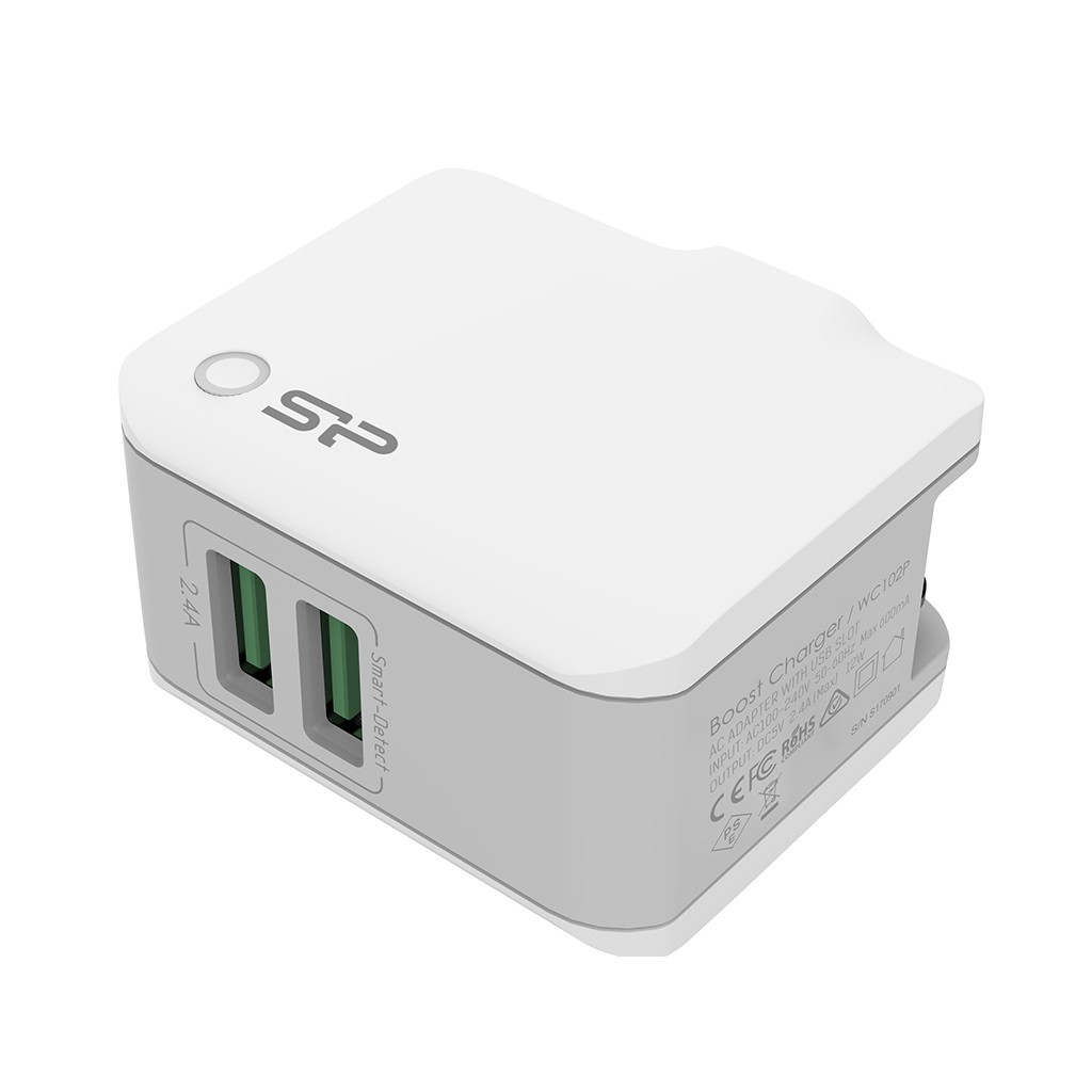 Combo Pin sạc dự phòng 20000mAh Solit 20 Romoss + Cáp sạc lightning Romoss dài 1m + Cốc sạc 2 cổng USB 2.4A - Chính hãng