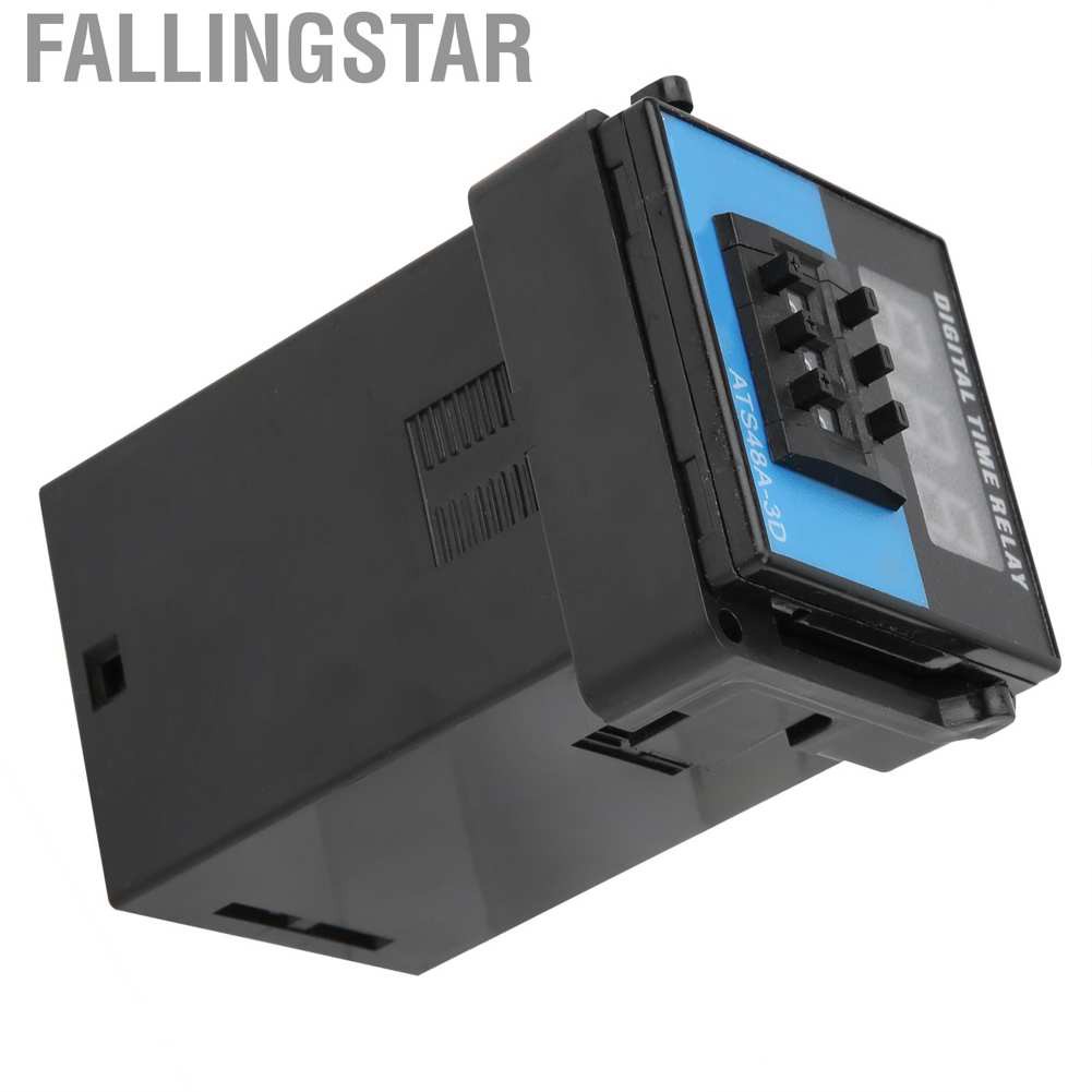 Fallingstar Time Relay  Digital Display Cycle Delay Switch Controller Timing Module ATS48A‑3D Timer 220V